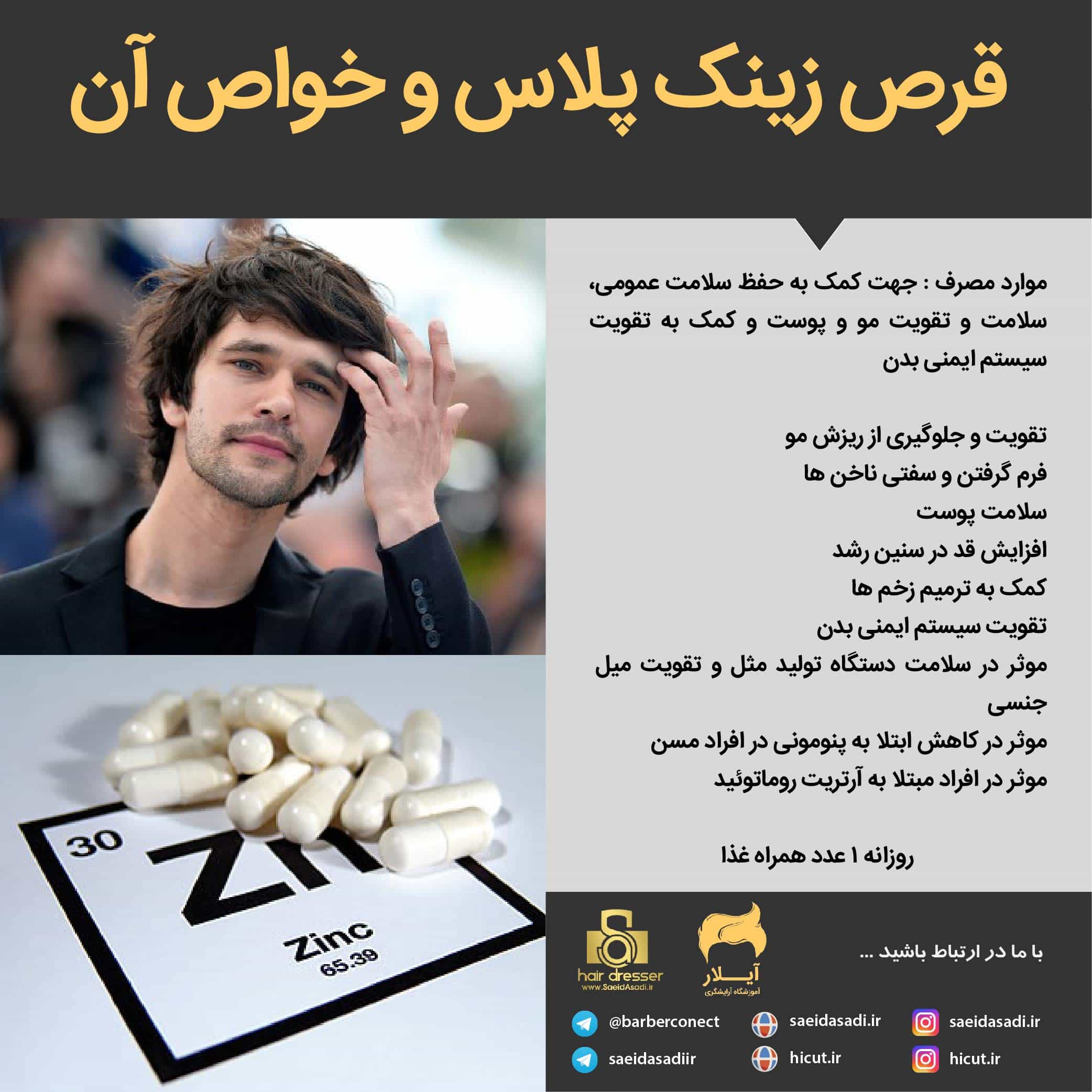 خواص قرص زینک
